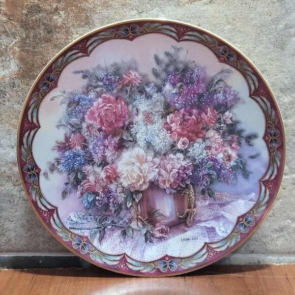 Bradford Exchange 1993 Lena Liu Flower Fairies Magic Makers Collector Plate #182 - Picture 1 of 11
